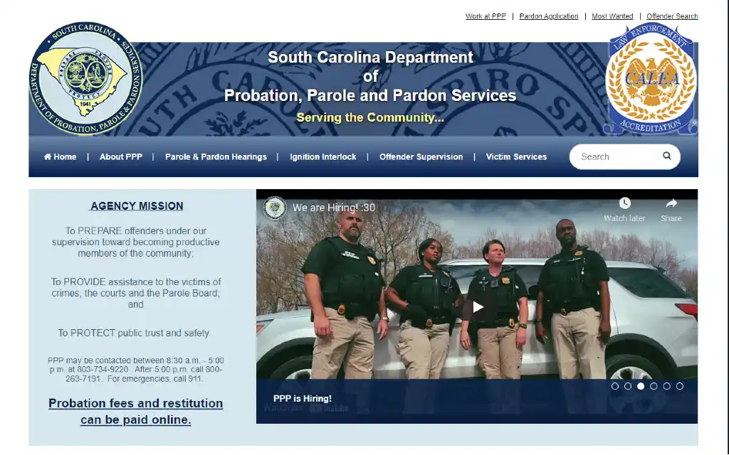 free South Carolina warrant search